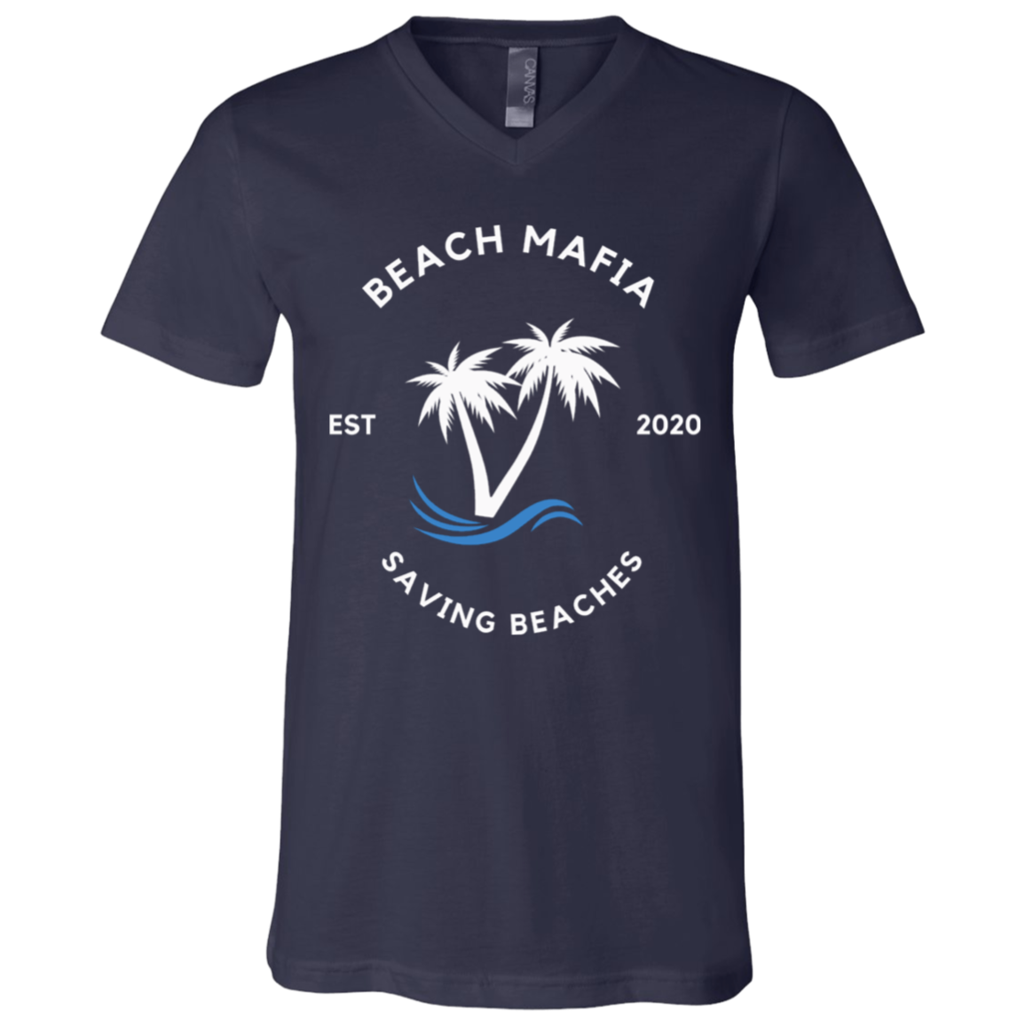 3005 Unisex Jersey SS V-Neck T-Shirt