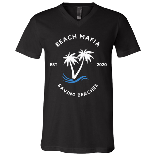 3005 Unisex Jersey SS V-Neck T-Shirt