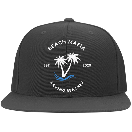 6297F Flat Bill Twill Flexfit Cap